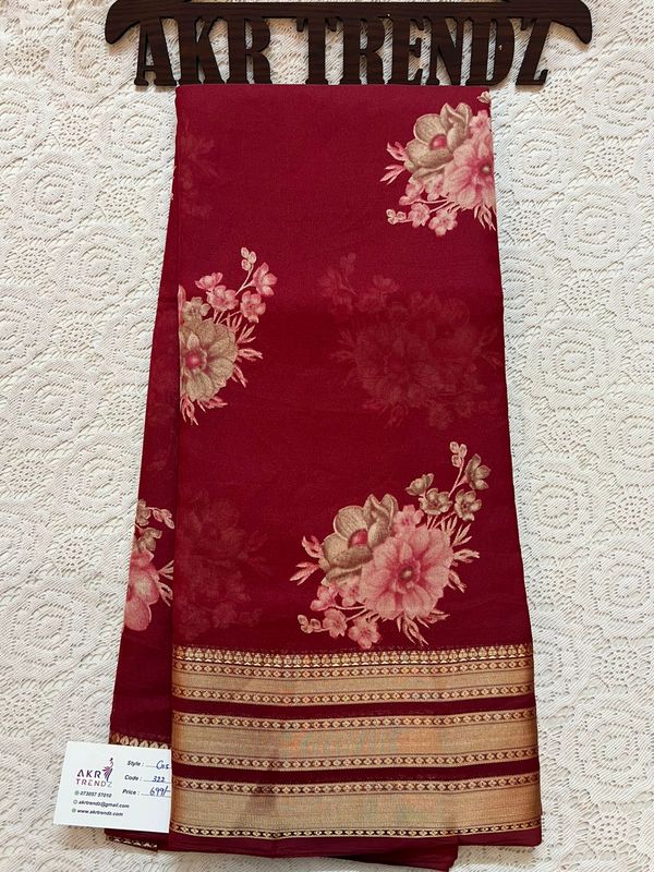 Fancy Georgette sarees​