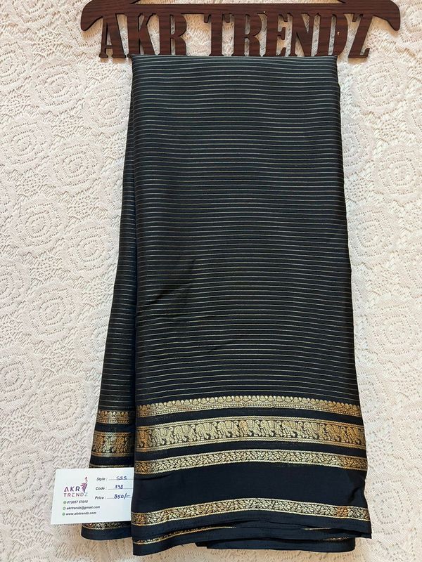 ​Mysore crape silk sarees​