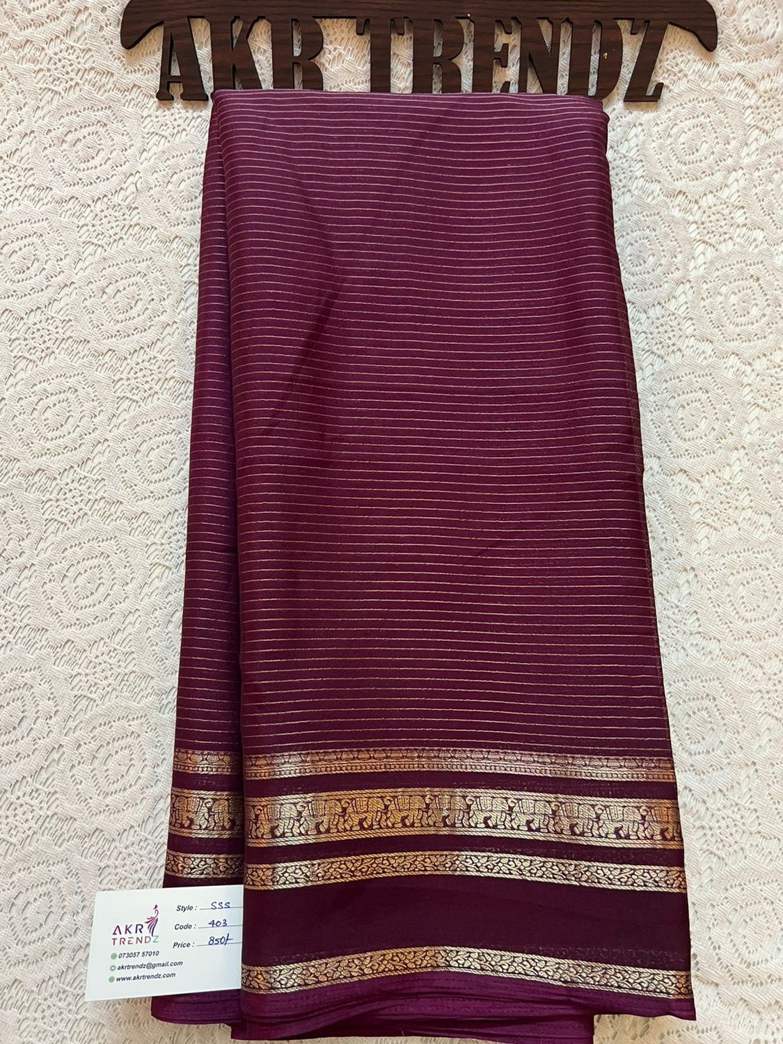​Mysore crape silk sarees​