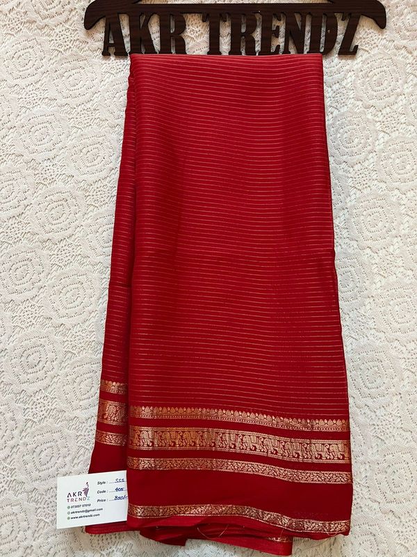 ​Mysore crape silk sarees​