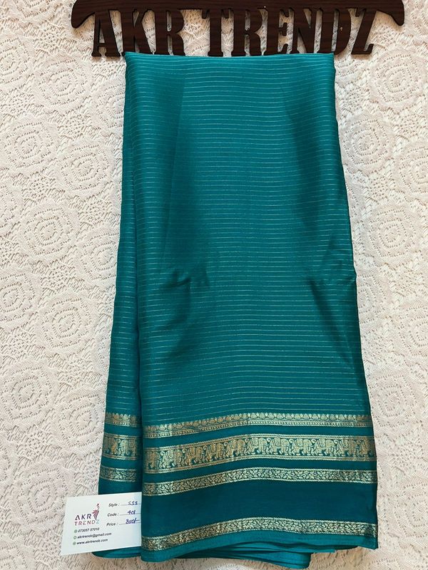 ​Mysore crape silk sarees​