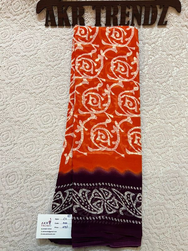 Daily wear Georgette sarees