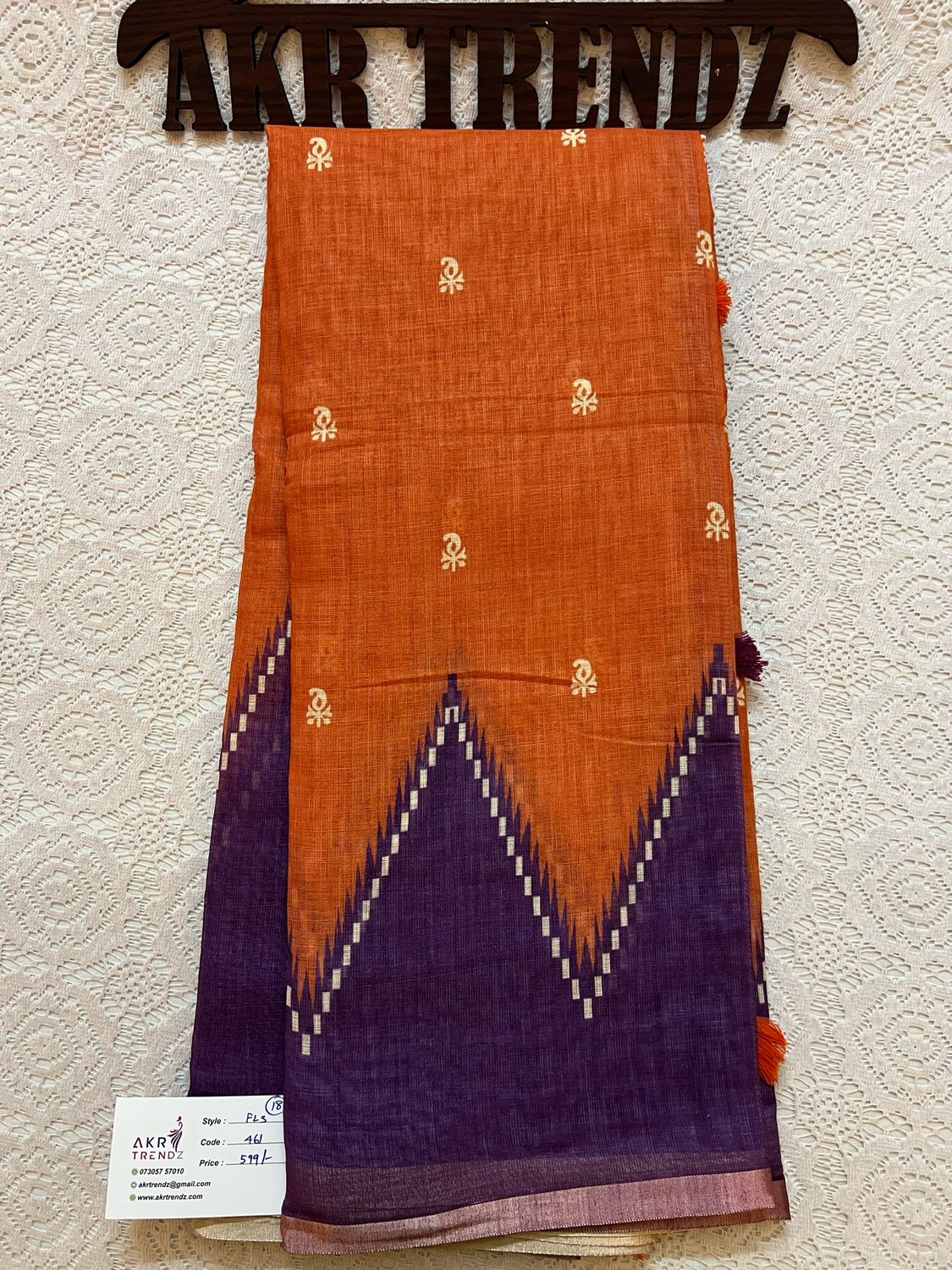 Soft Linen Cotton Sarees