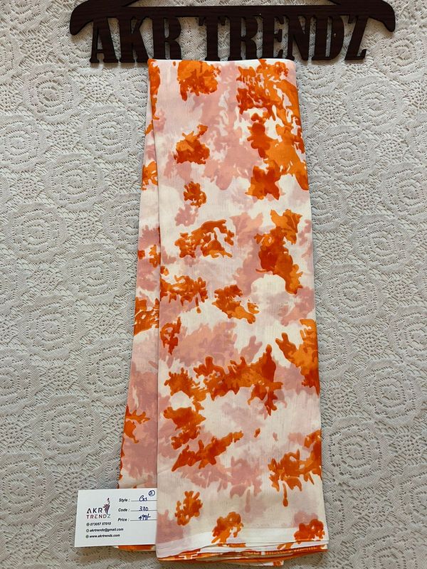 Daily wear Georgette Sarees​