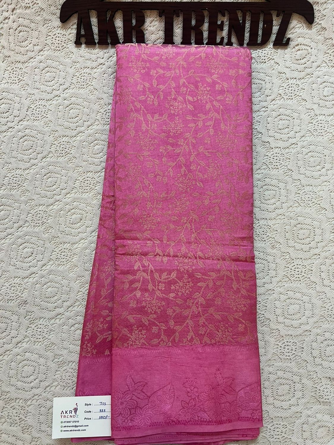 Semi Tussar silk sarees