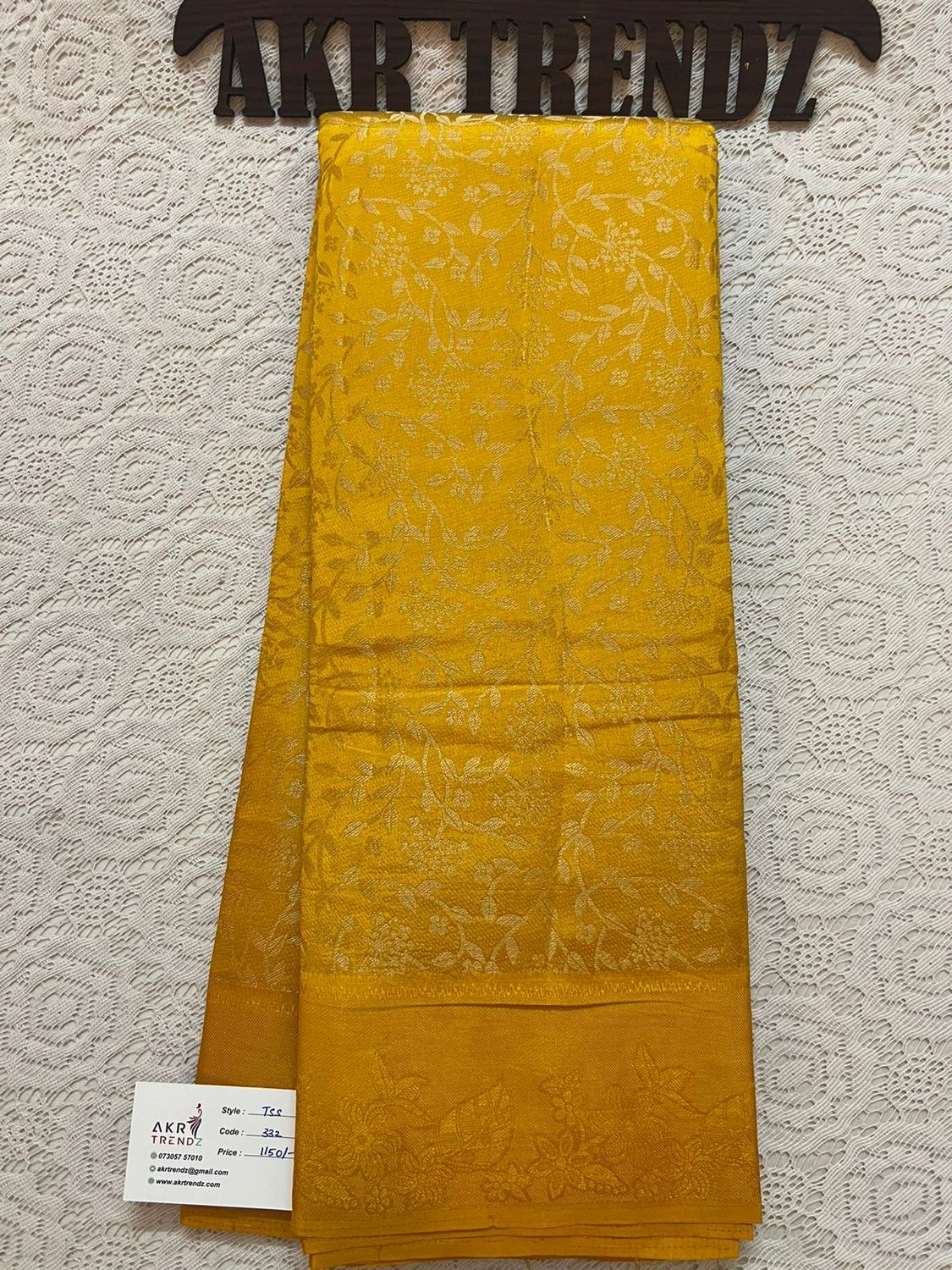 Semi Tussar silk sarees