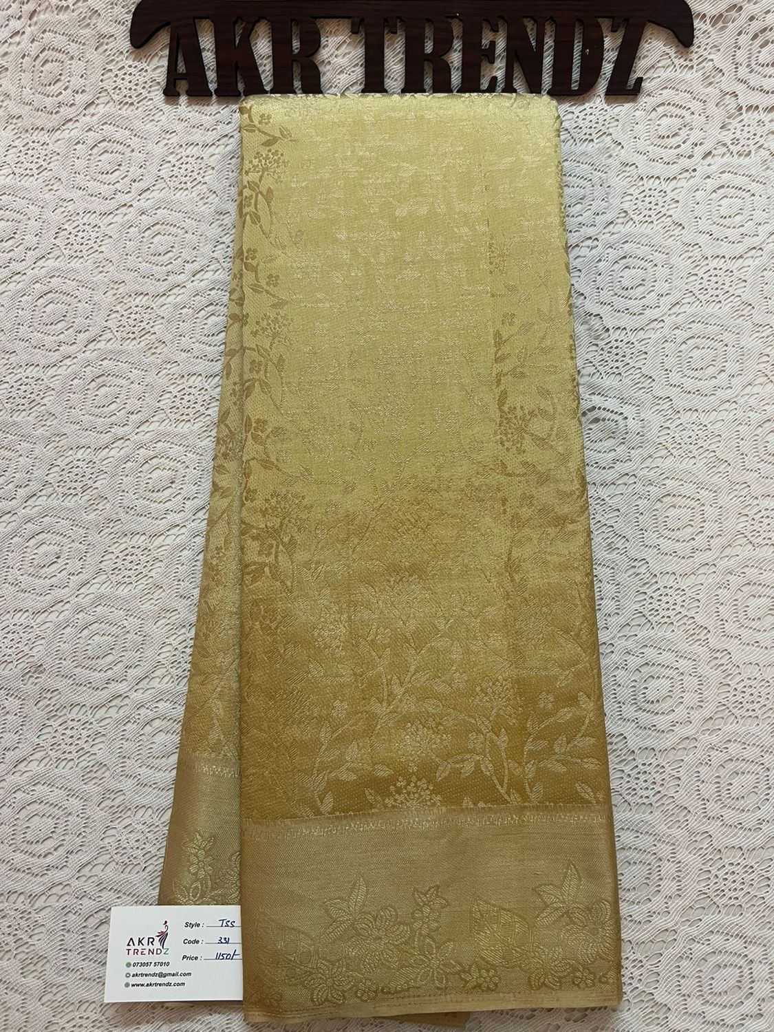 Semi Tussar silk sarees
