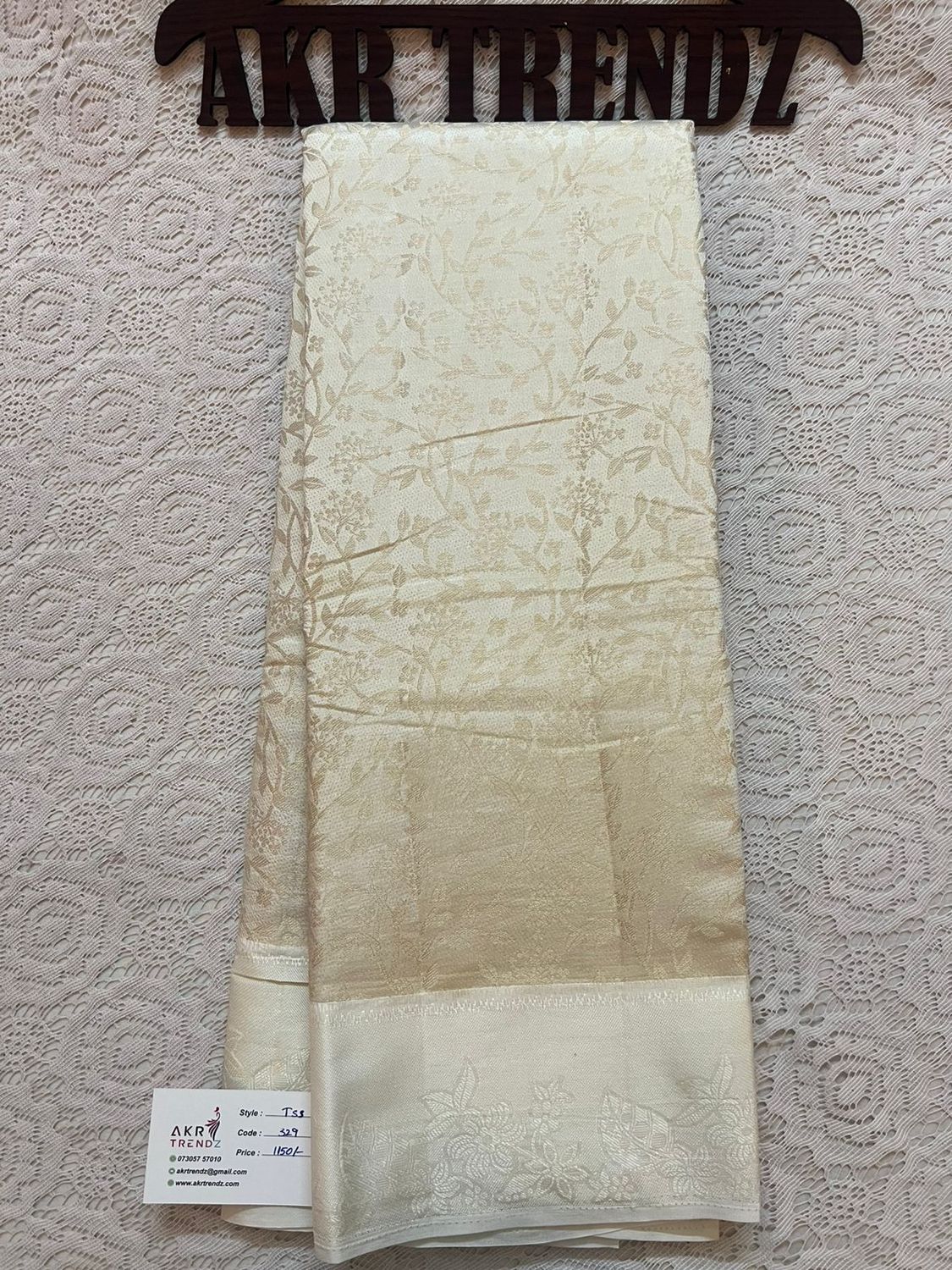 Semi Tussar silk sarees