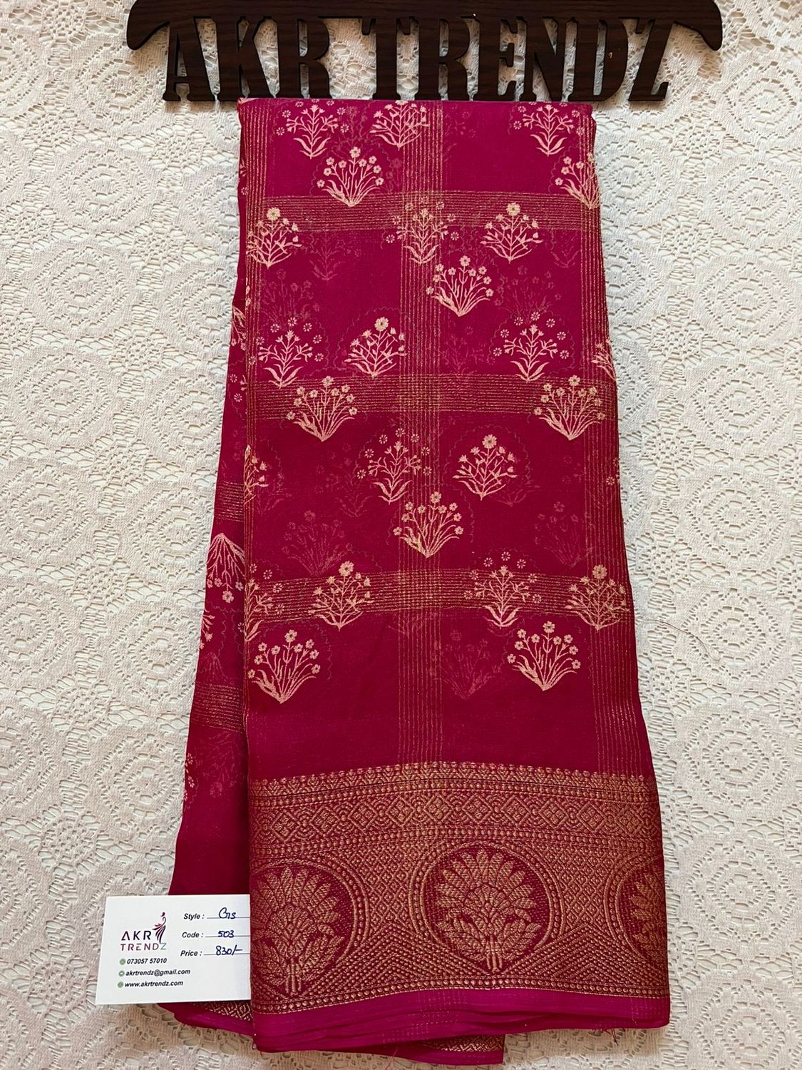 Fancy Silk Georgette sarees​