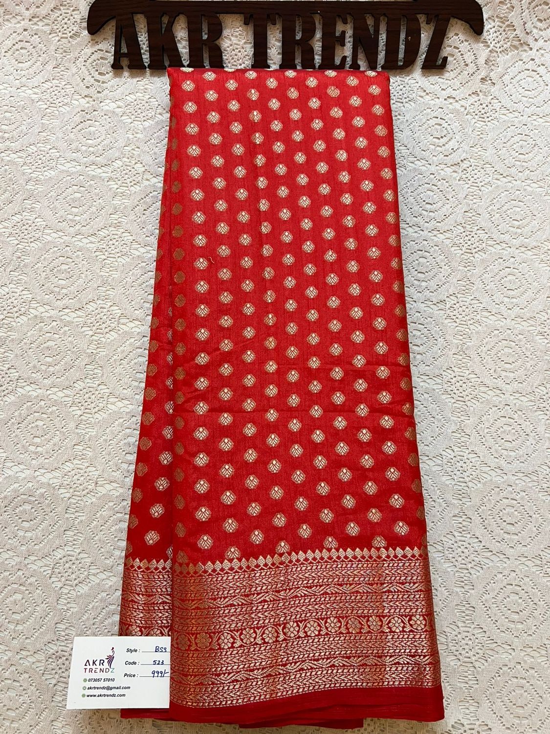 Banarasi semi silk sarees​