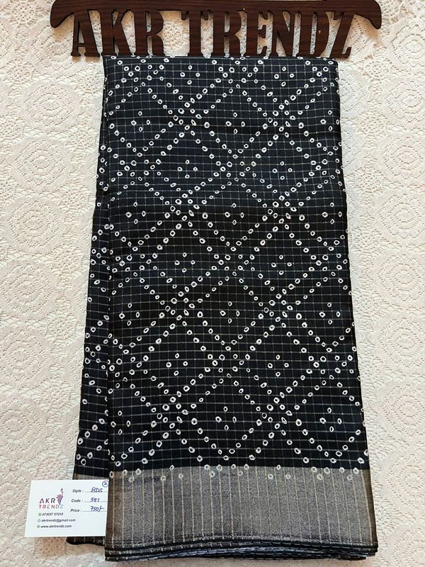 Bandhani Dola silk sarees​