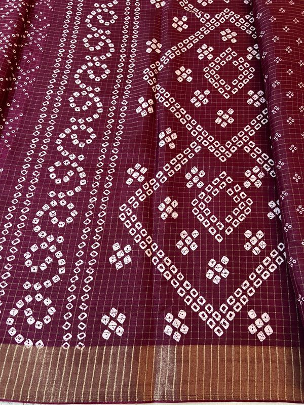Bandhani Dola silk sarees​
