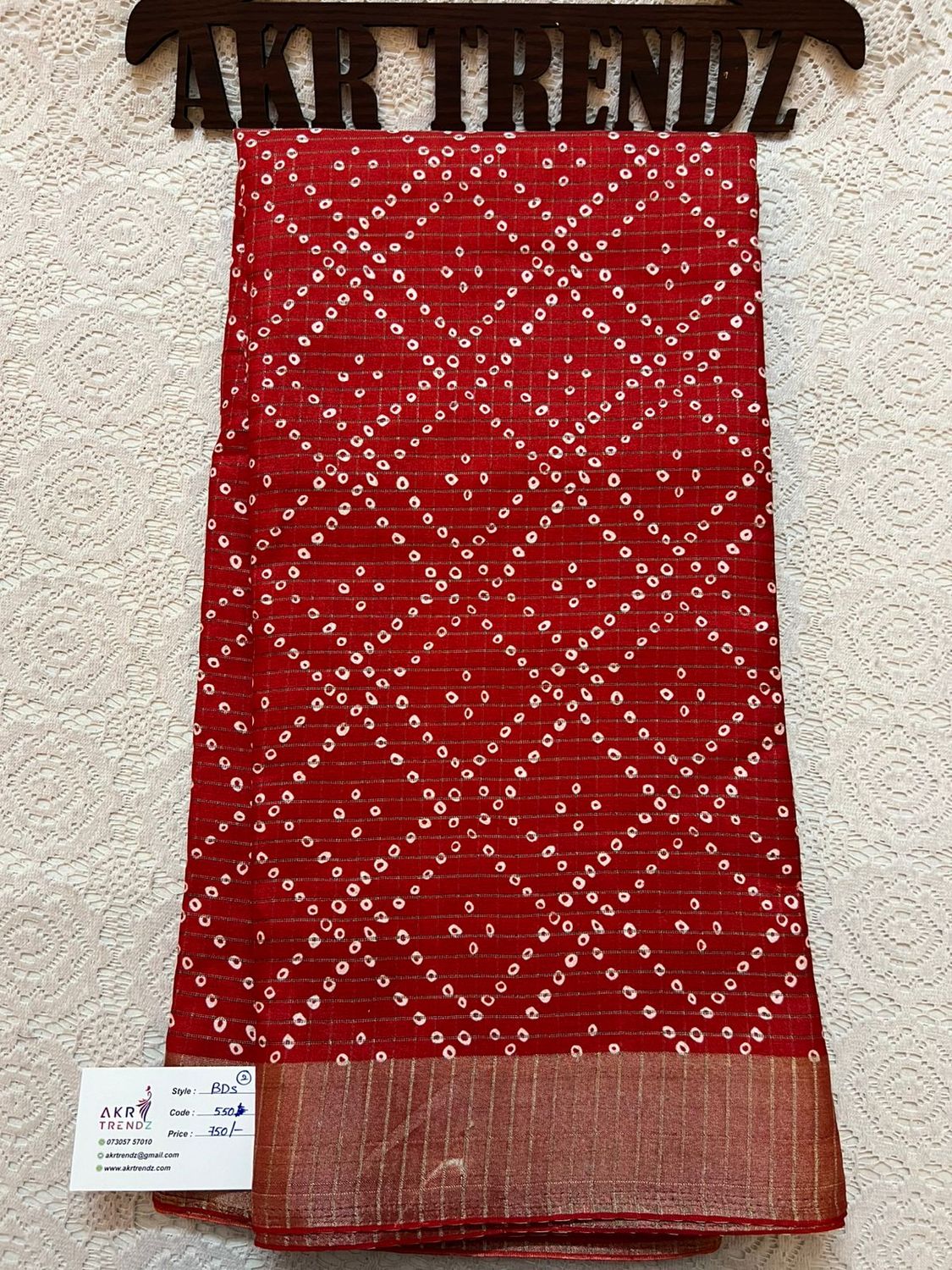 Bandhani Dola silk sarees​