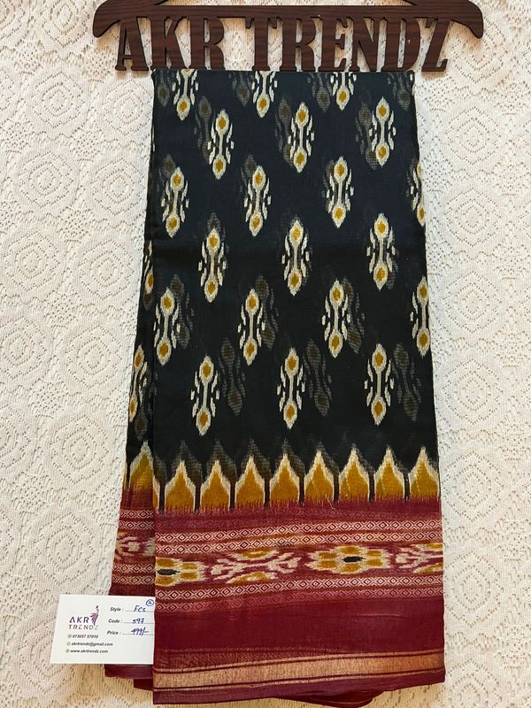 Fancy cotton sarees