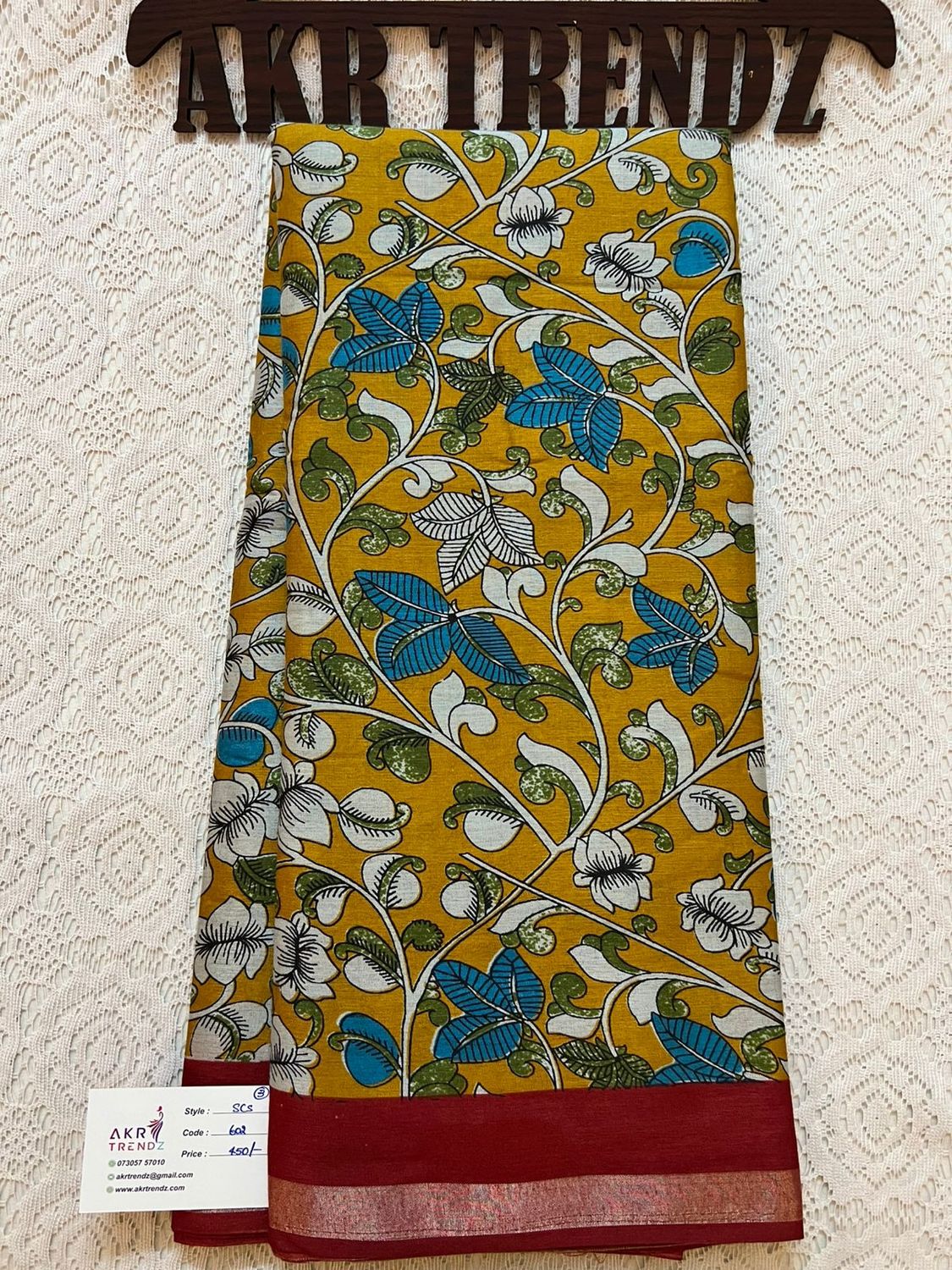 Kalamkari print soft cotton sarees​