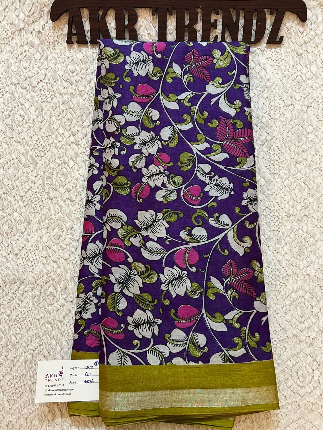 Kalamkari print soft cotton sarees​