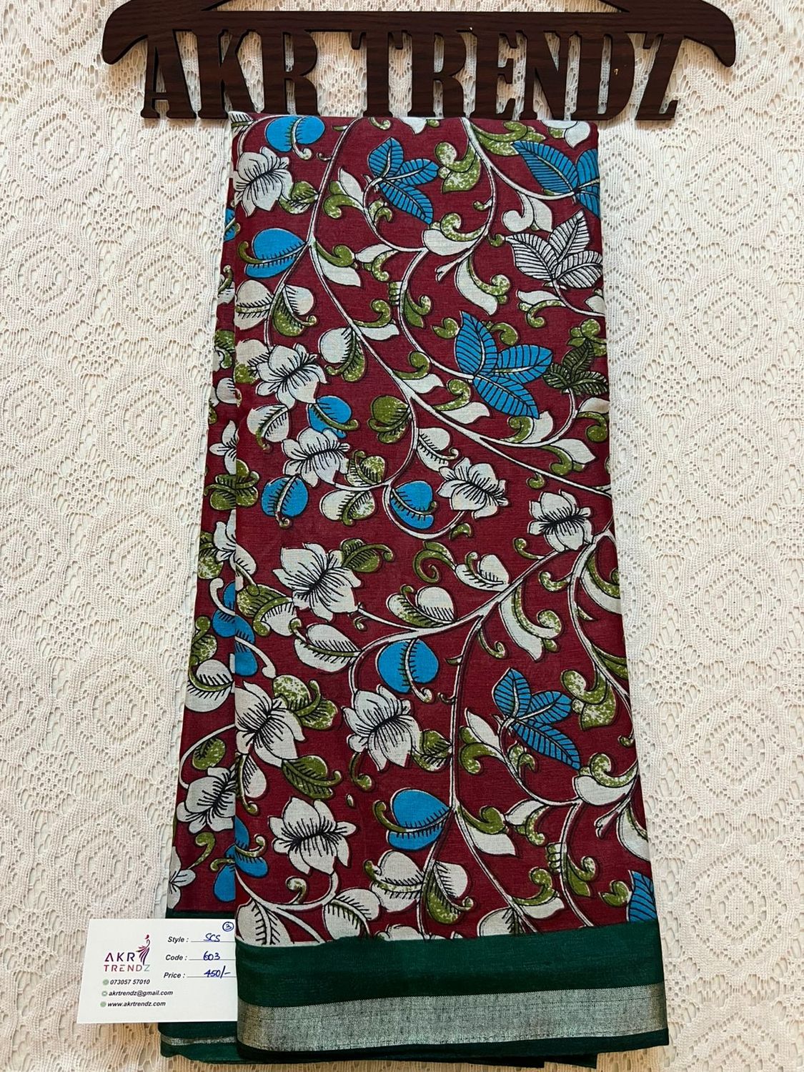 Kalamkari print soft cotton sarees​