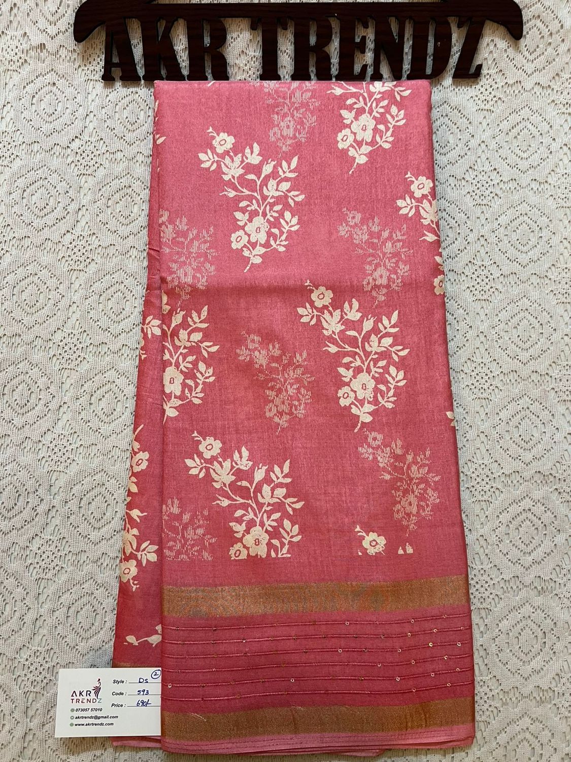 Sequence Border Dola silk sarees​