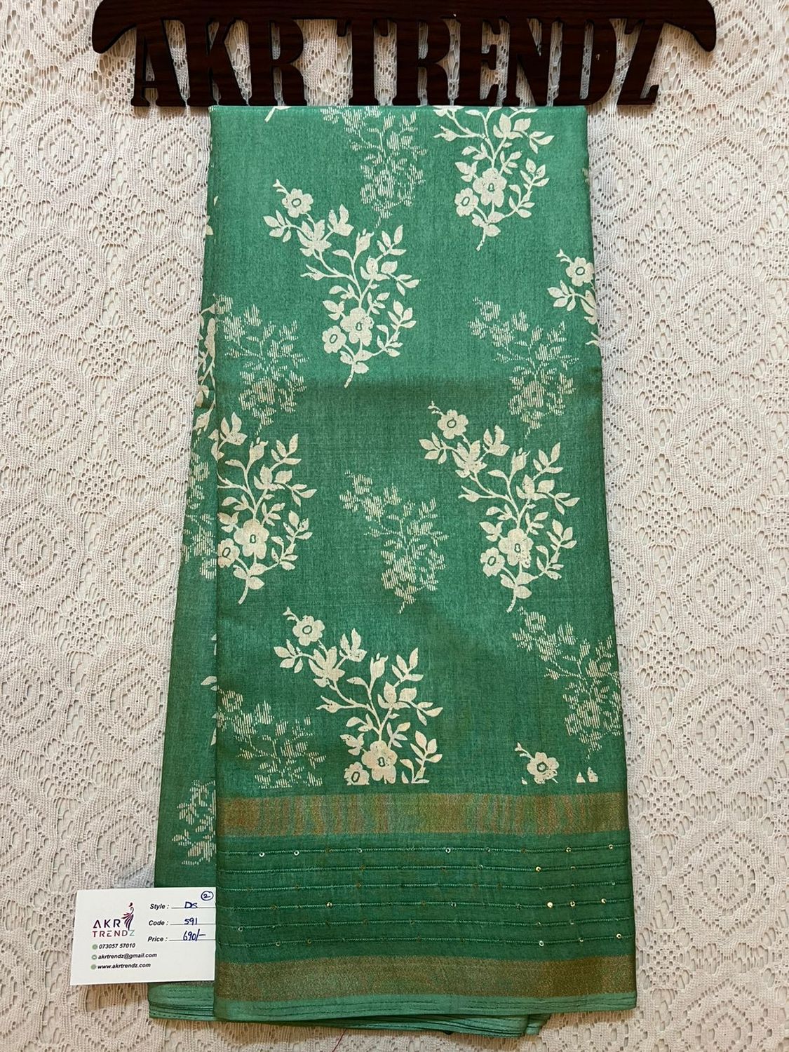 Sequence Border Dola silk sarees​