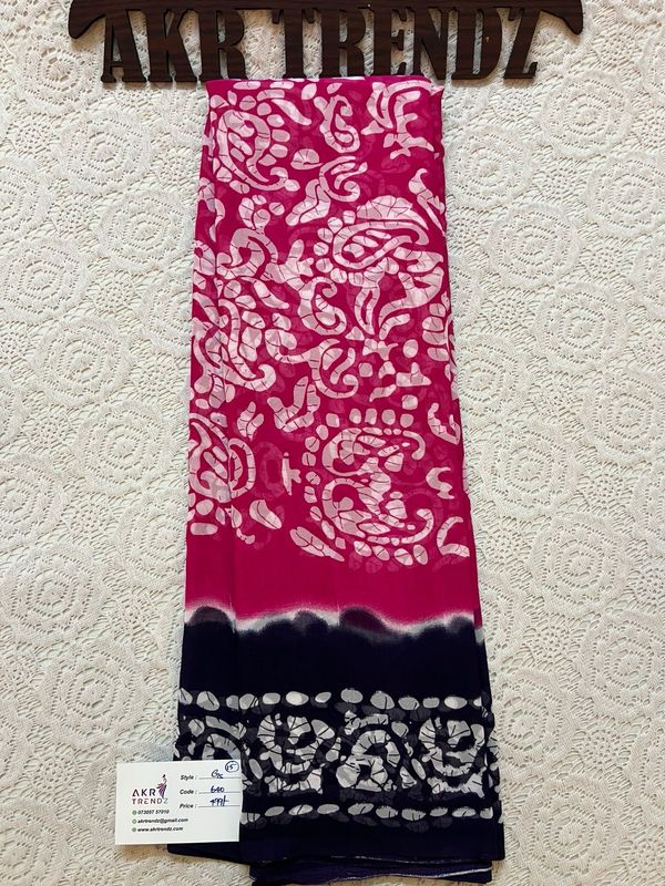 Daily wear Georgette sarees