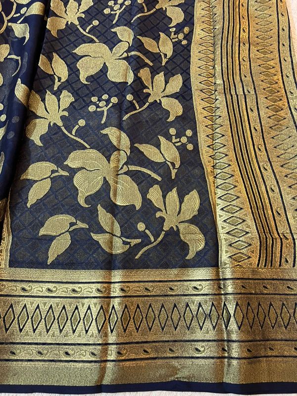 Fancy Brasso Georgette sarees​