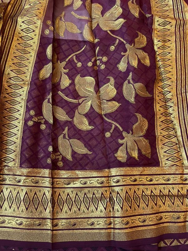 Fancy Brasso Georgette sarees​