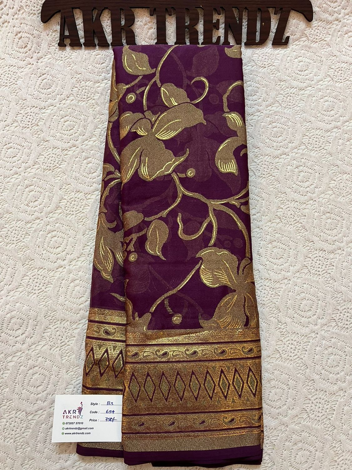 Fancy Brasso Georgette sarees​