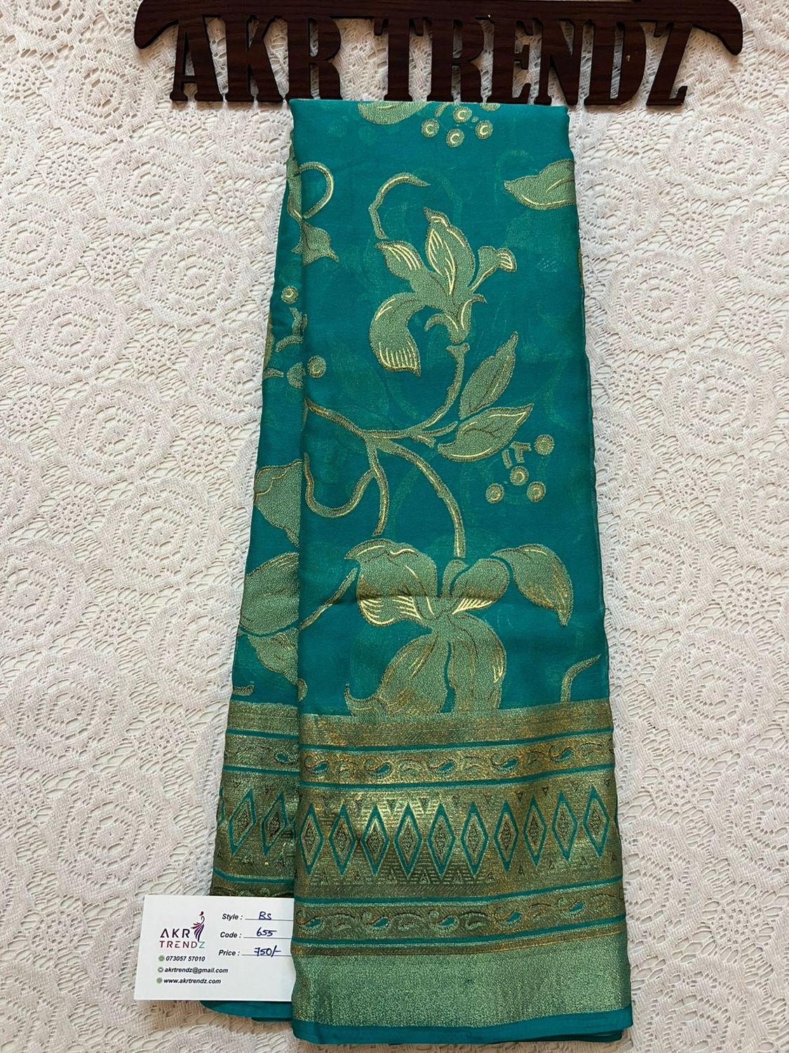 Fancy Brasso Georgette sarees​