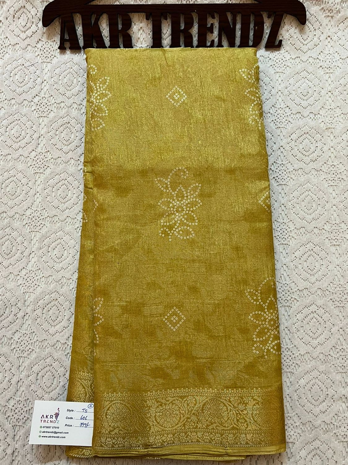 Fancy woven Tussar silk sarees