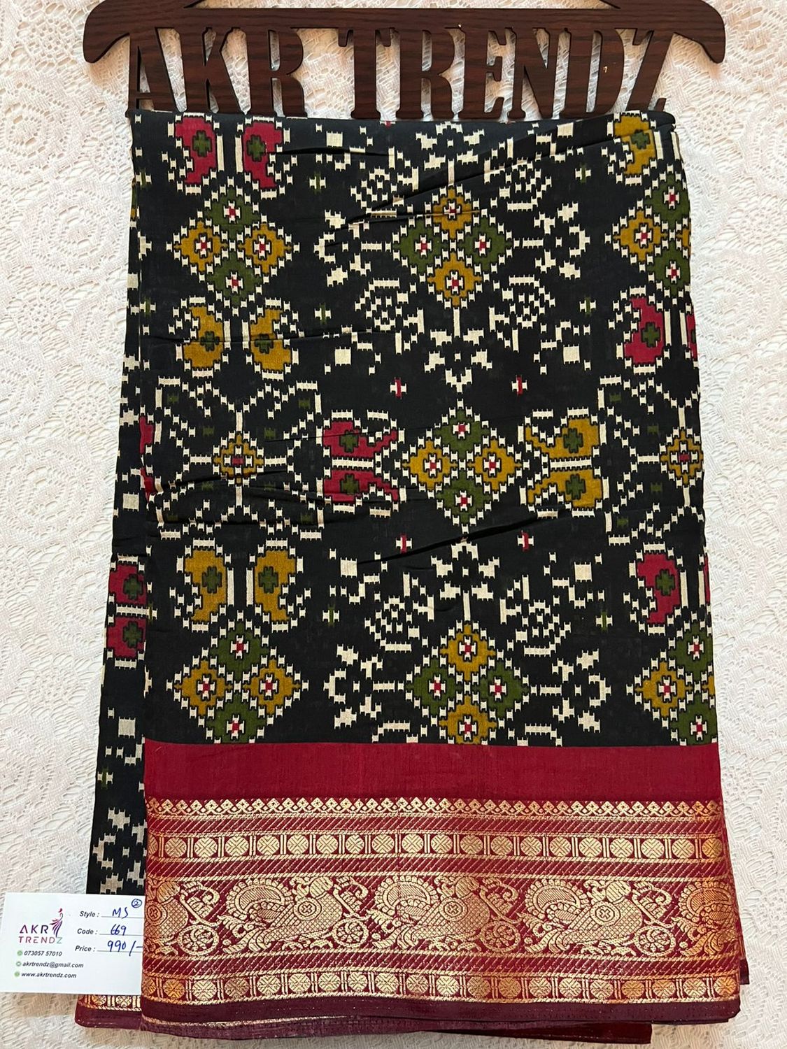 Maheswari Patola cotton sarees​​