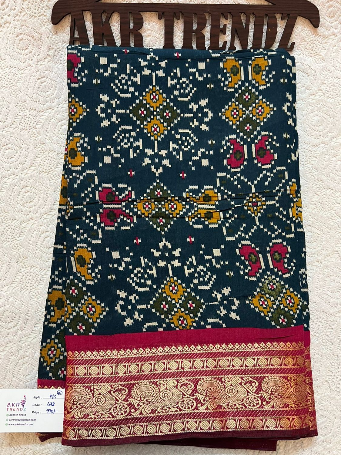 Maheswari Patola cotton sarees​​