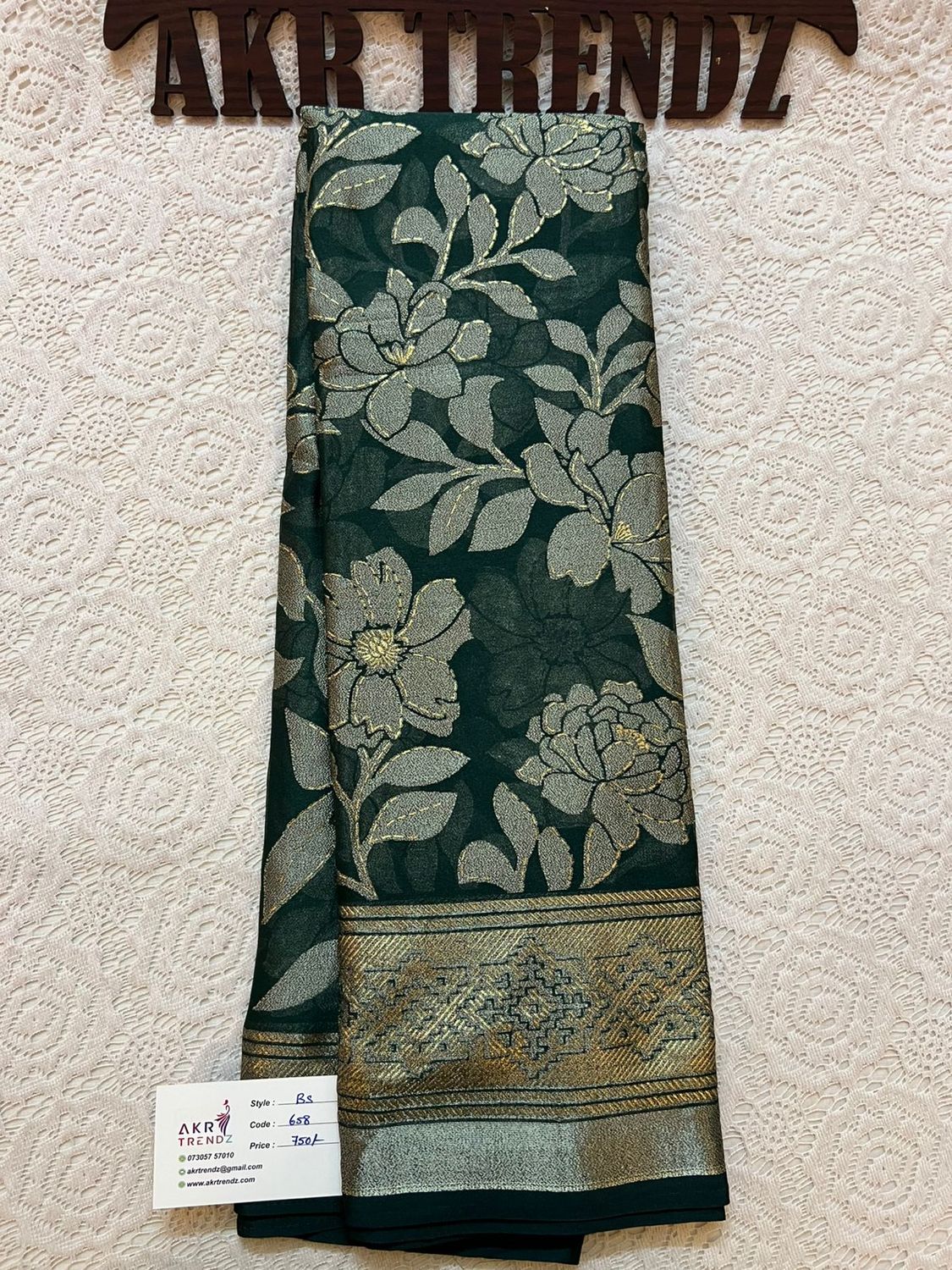 Fancy Brasso Georgette sarees