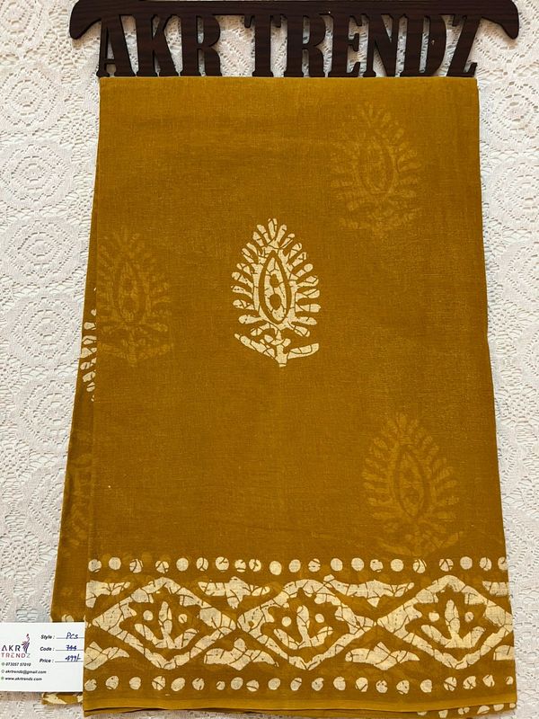 Summer pure cotton sarees​