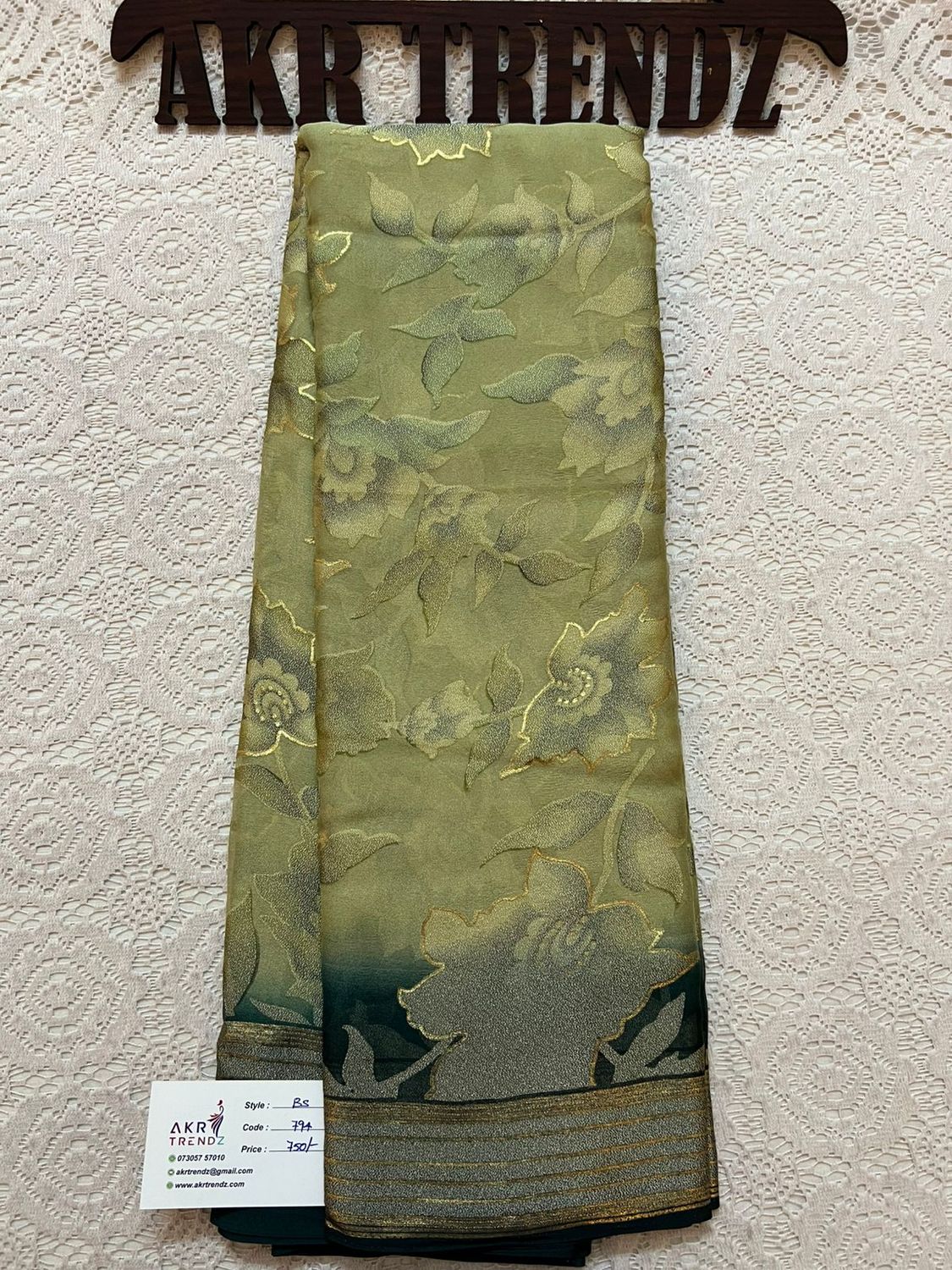 Fancy Brasso Georgette sarees