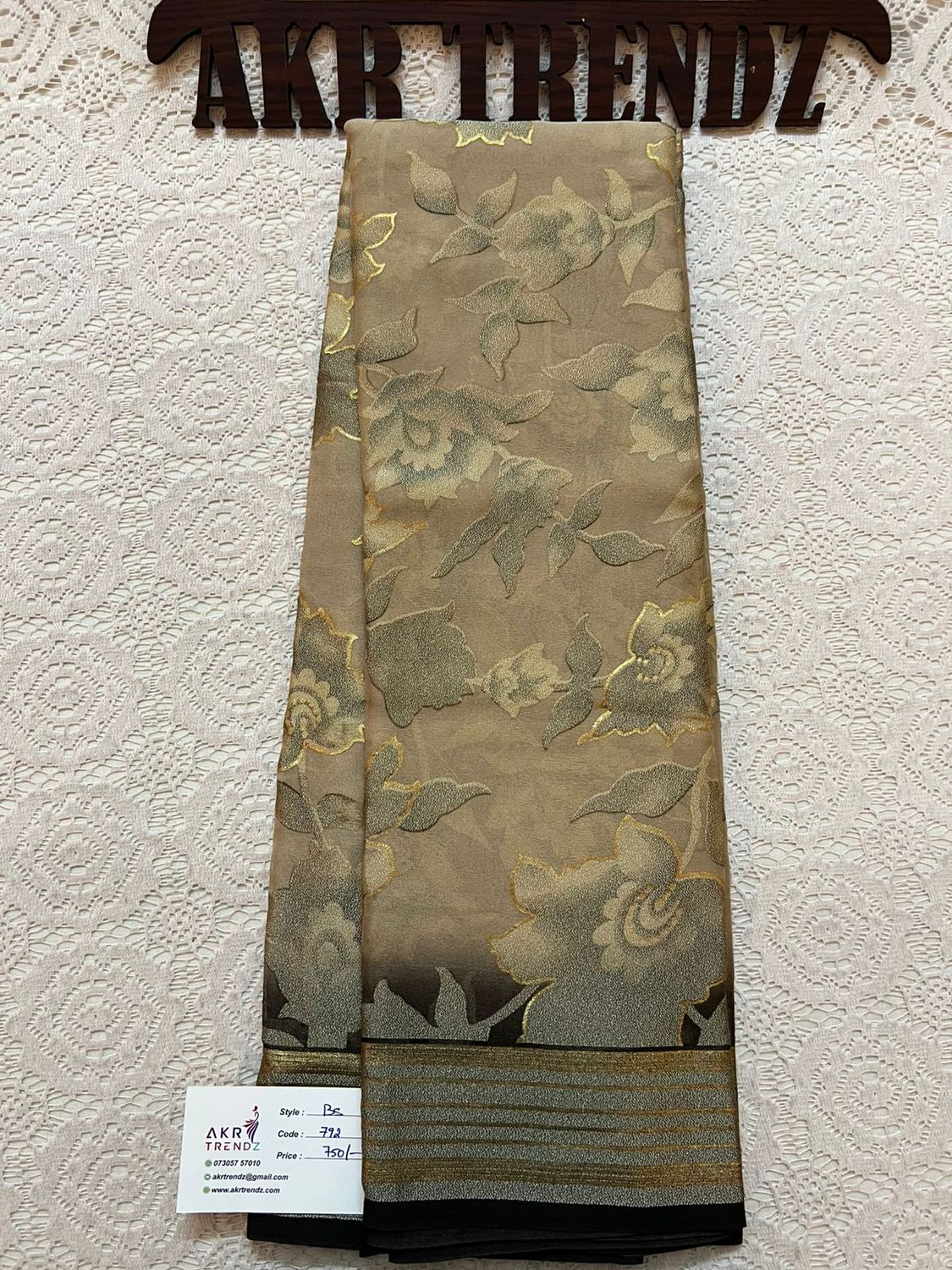 Fancy Brasso Georgette sarees