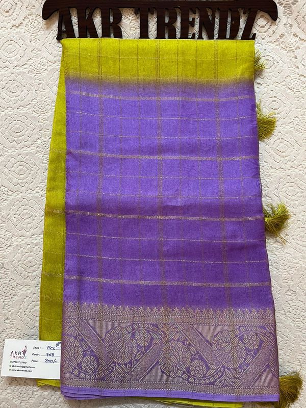 Jacquard border silk Georgette sarees