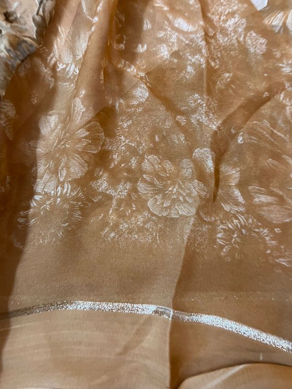 Satin Border Georgette sarees