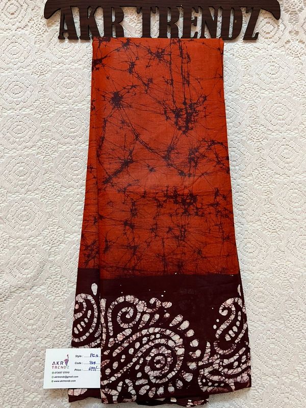 Batik pure cotton sarees​