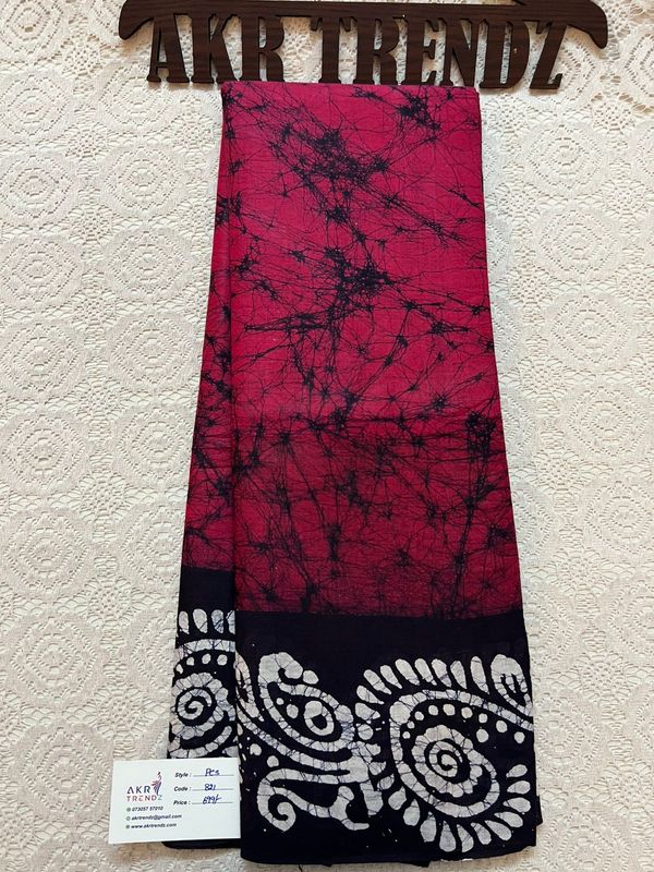 Batik pure cotton sarees​