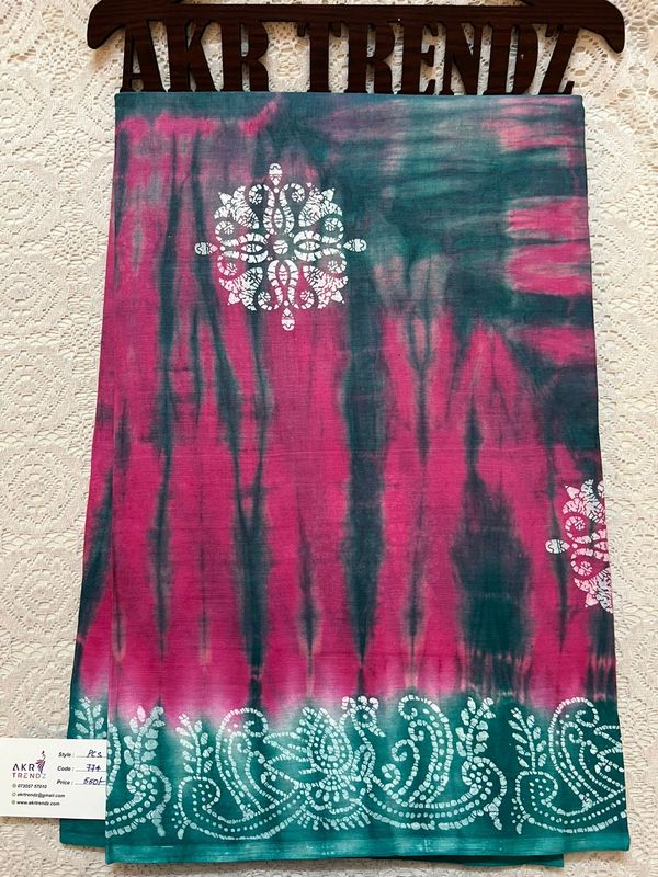 Summer pure cotton sarees​