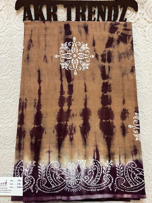 Summer pure cotton sarees​