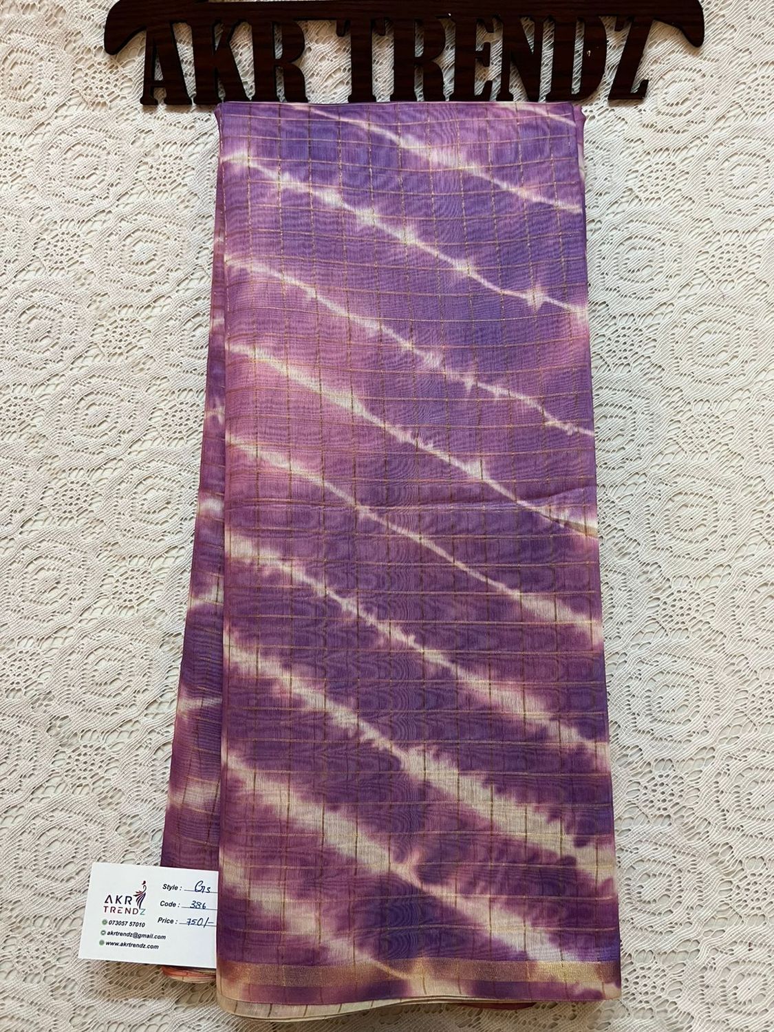 Shibori print silk mix sarees