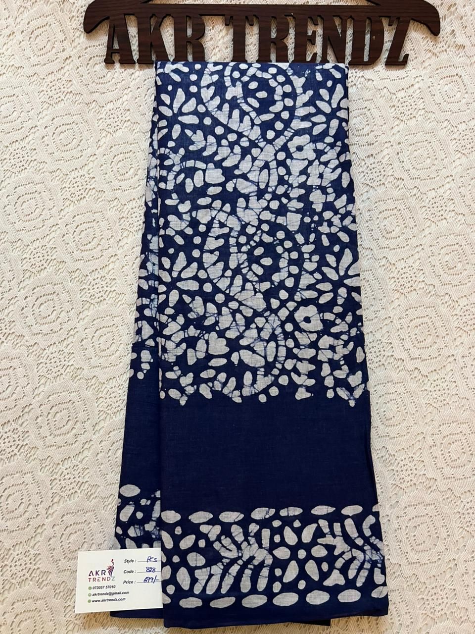 Batik print pure cotton sarees​