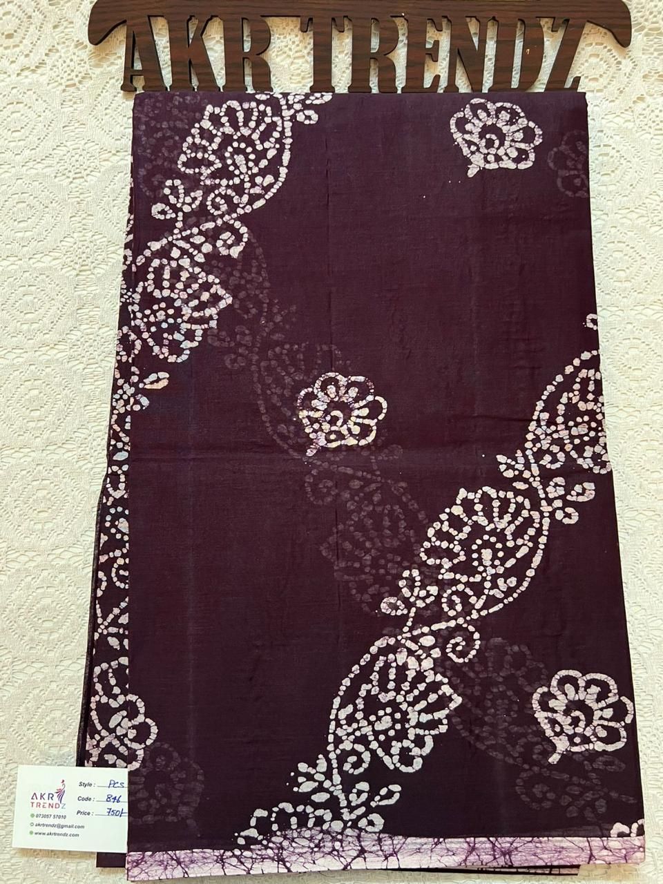 Batik prints summer cotton sarees