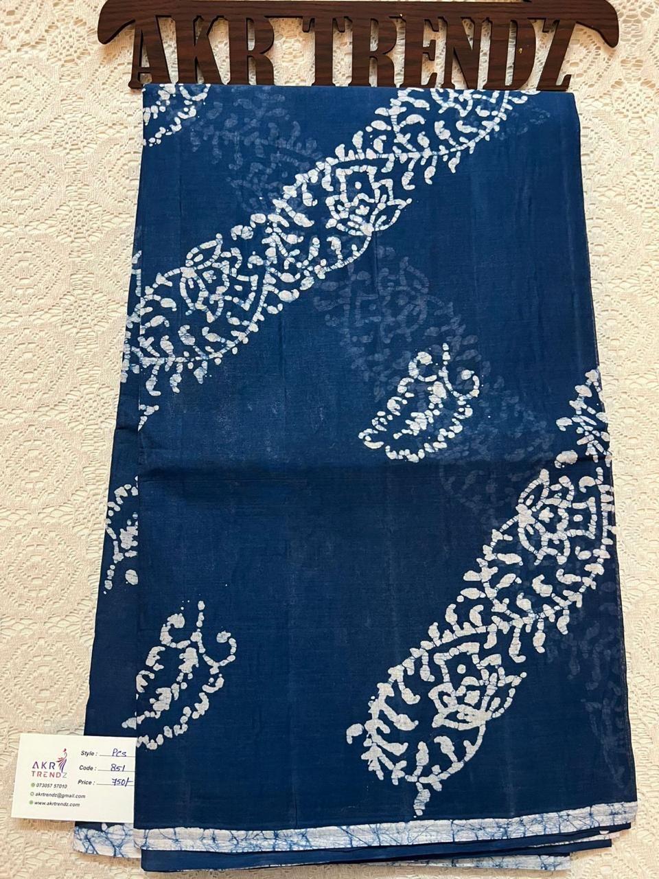 Batik prints summer cotton sarees