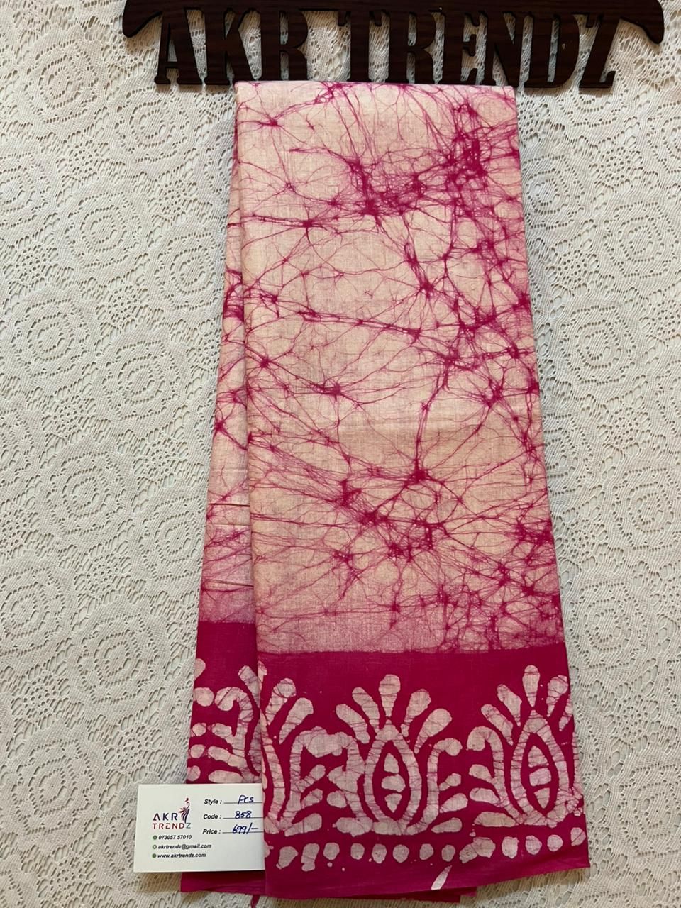 Batik pure cotton sarees​