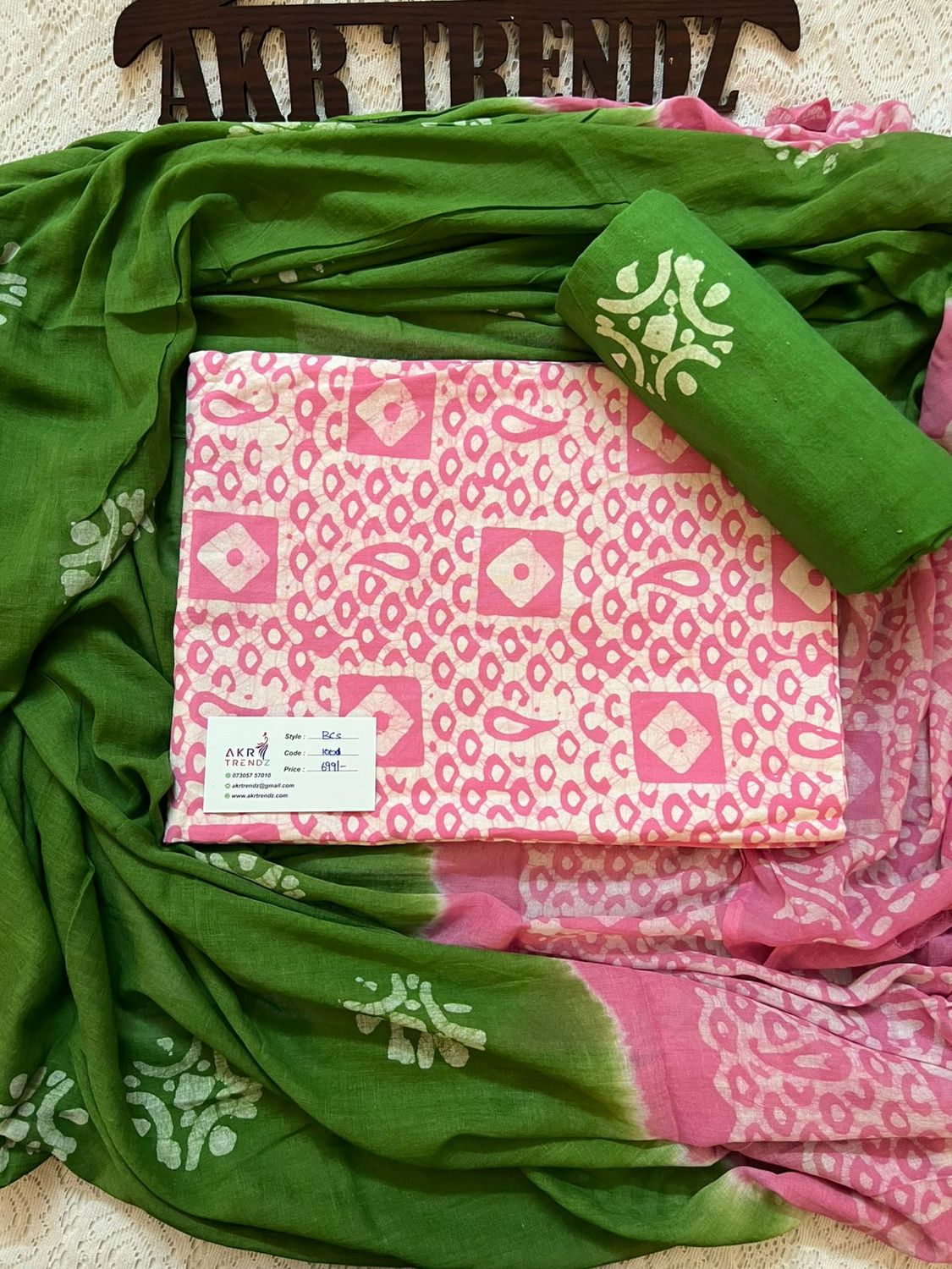 Handblock Batik cotton suit sets​