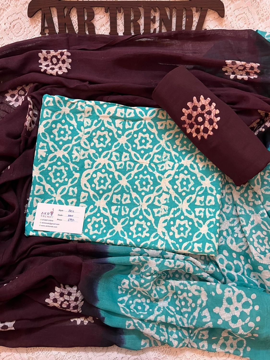 Handblock Batik cotton suit sets​