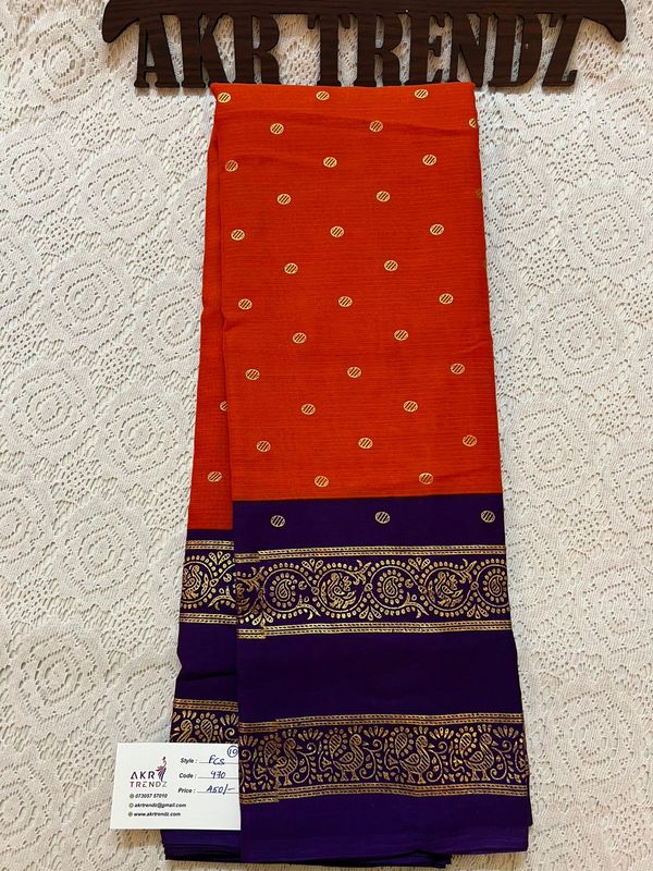 Fancy printed chiffon sarees