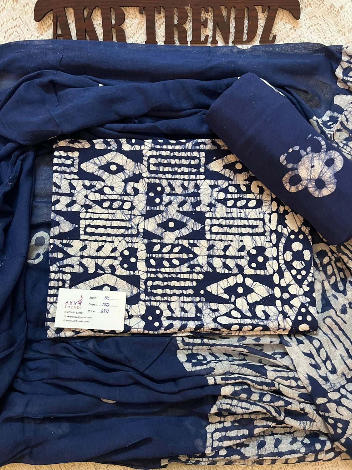 ​Handblock Batik cotton suit sets